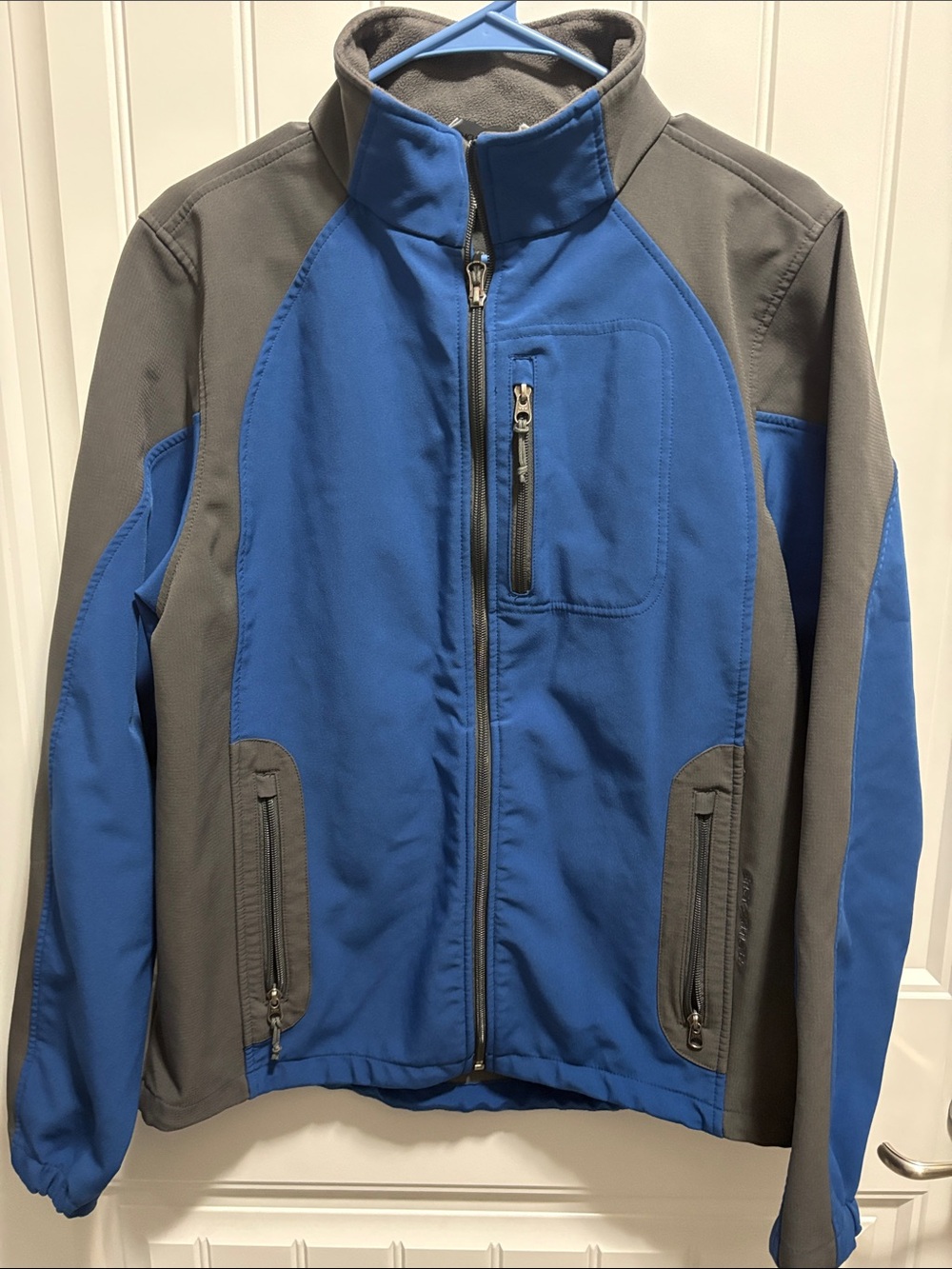 Black Diamond Men’s M Softshell Jacket Blue Gray Full Zip Outdoor